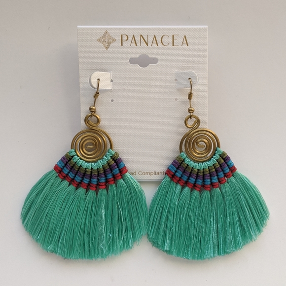 PANACEA Tassle Statement Earrings - Picture 1 of 5